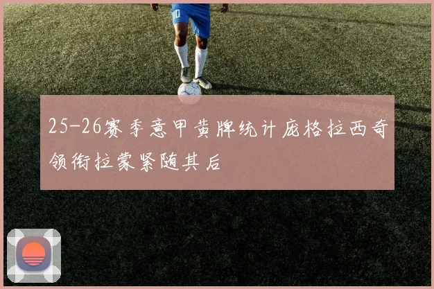 25-26赛季意甲黄牌统计庞格拉西奇领衔拉蒙紧随其后